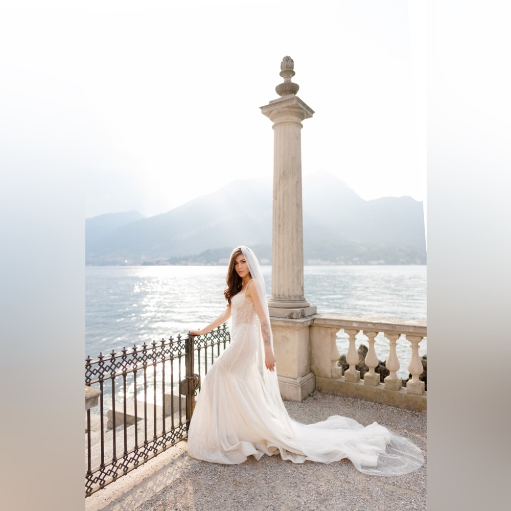Pallas Couture “Bellamy” inspired wedding dress